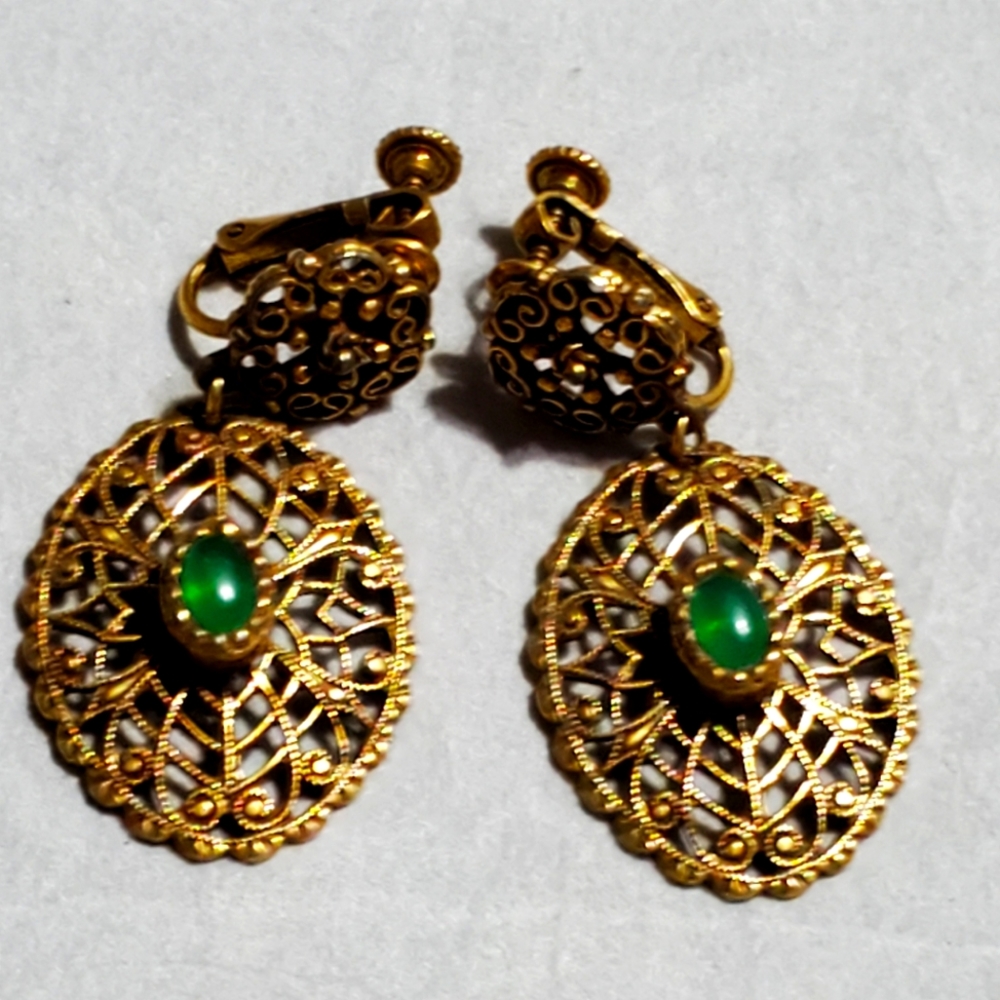 Vintage Gold Earrings